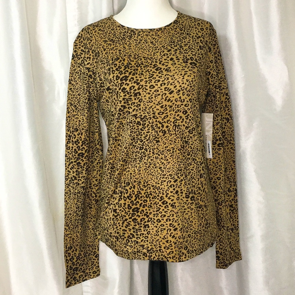 3 for $75!!! Jones New York Sport long sleeved animal print top, size Medium.